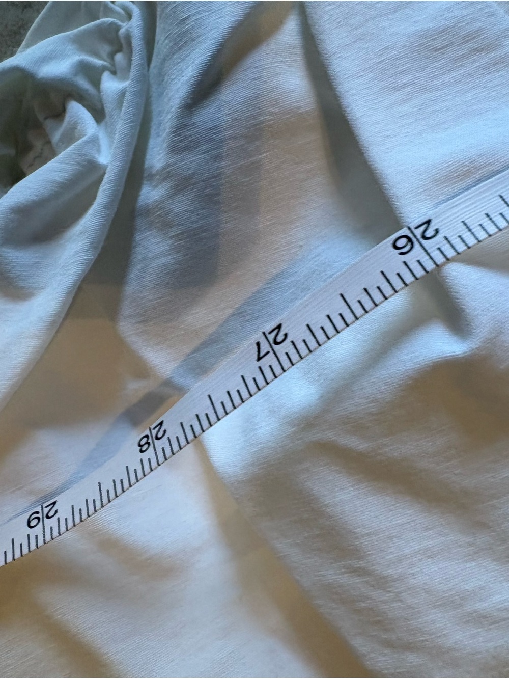 White Cropped Drawstring Hem Pants - Picture 9 of 10